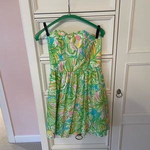 Lilly Pulitzer Size 0 Strapless Dress